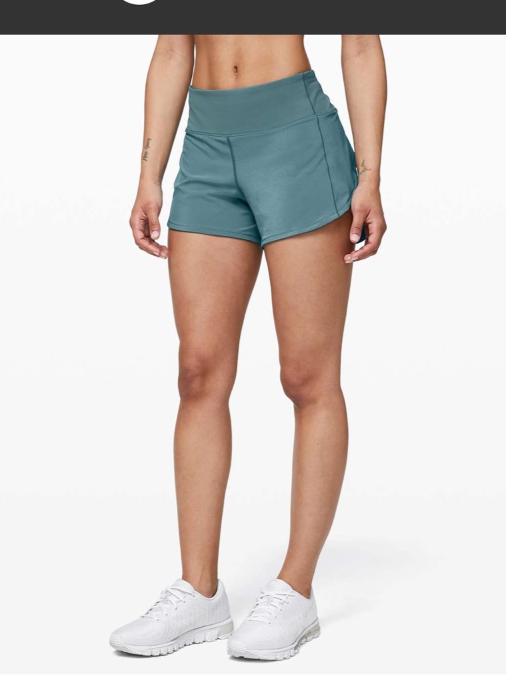lululemon athletica Speed Up Short 2.5”— Aquatic Green
